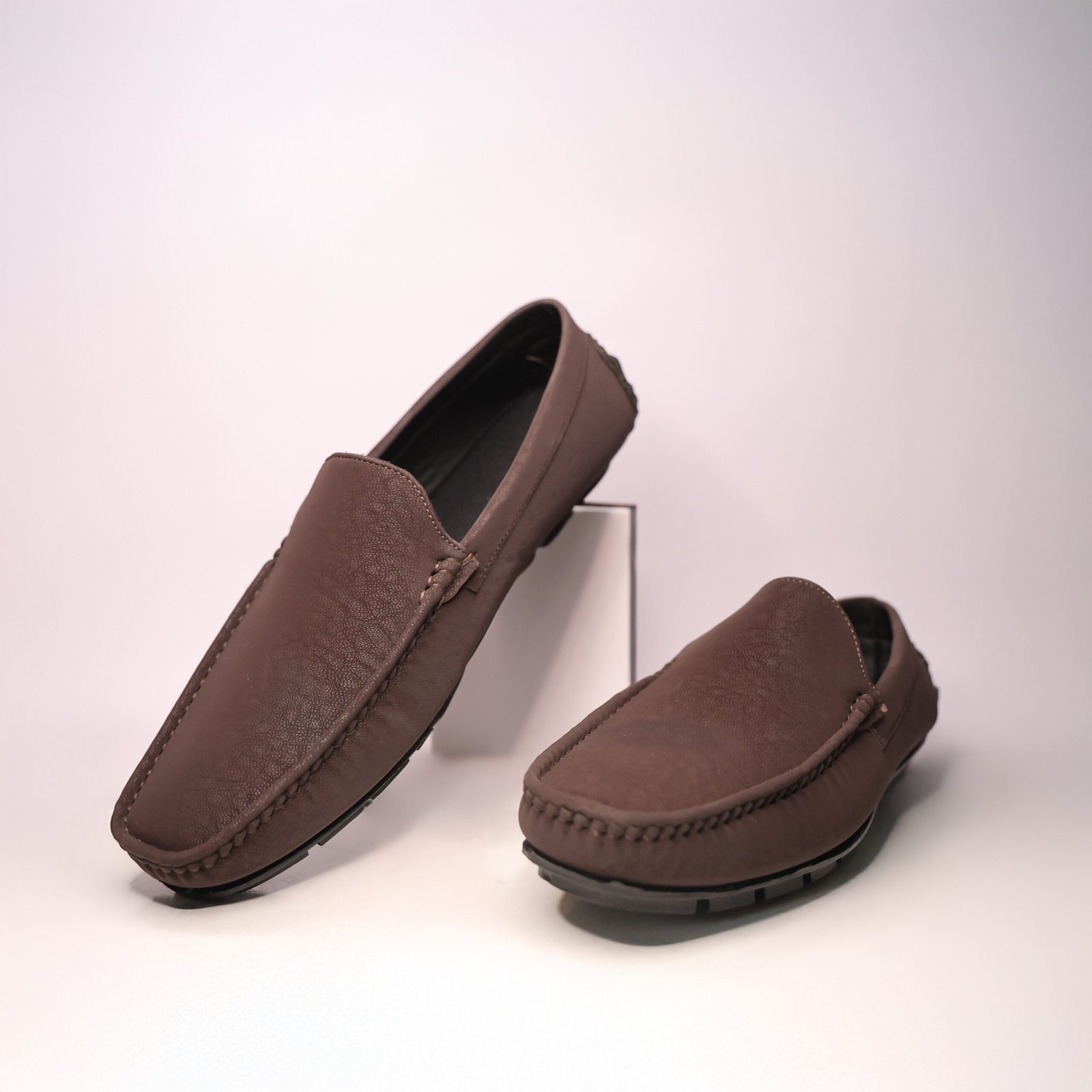 R6II9959 Premium Brown Driving Loafers | Lightweight Comfortable Slip-On Casual Shoes | Smart Casual Wear | UK 6–9 - Image 6