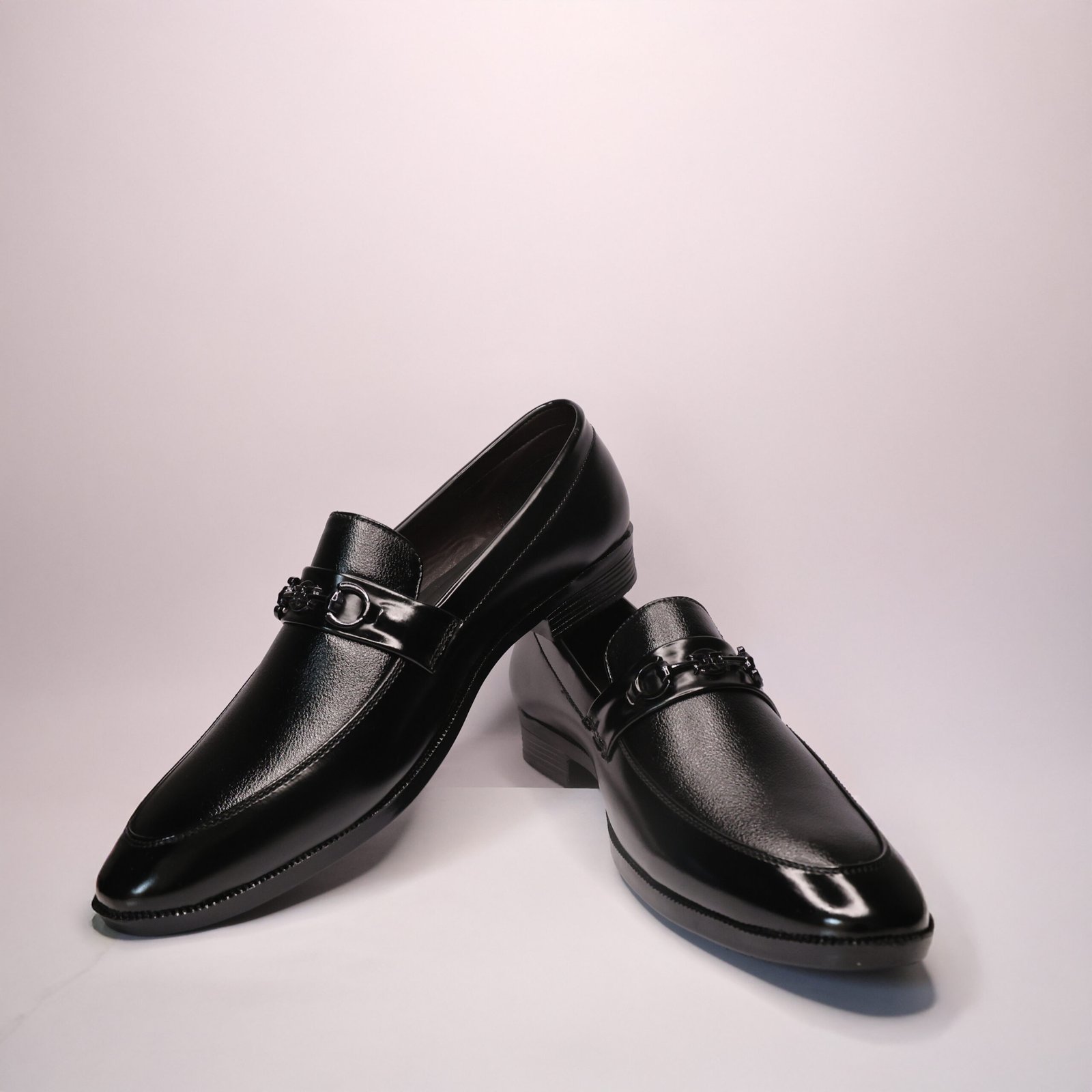 R6II9975 Premium Black Slip-On Loafers | Formal & Party Wear Comfortable Shoes | Cushioned Insole | UK 6–9