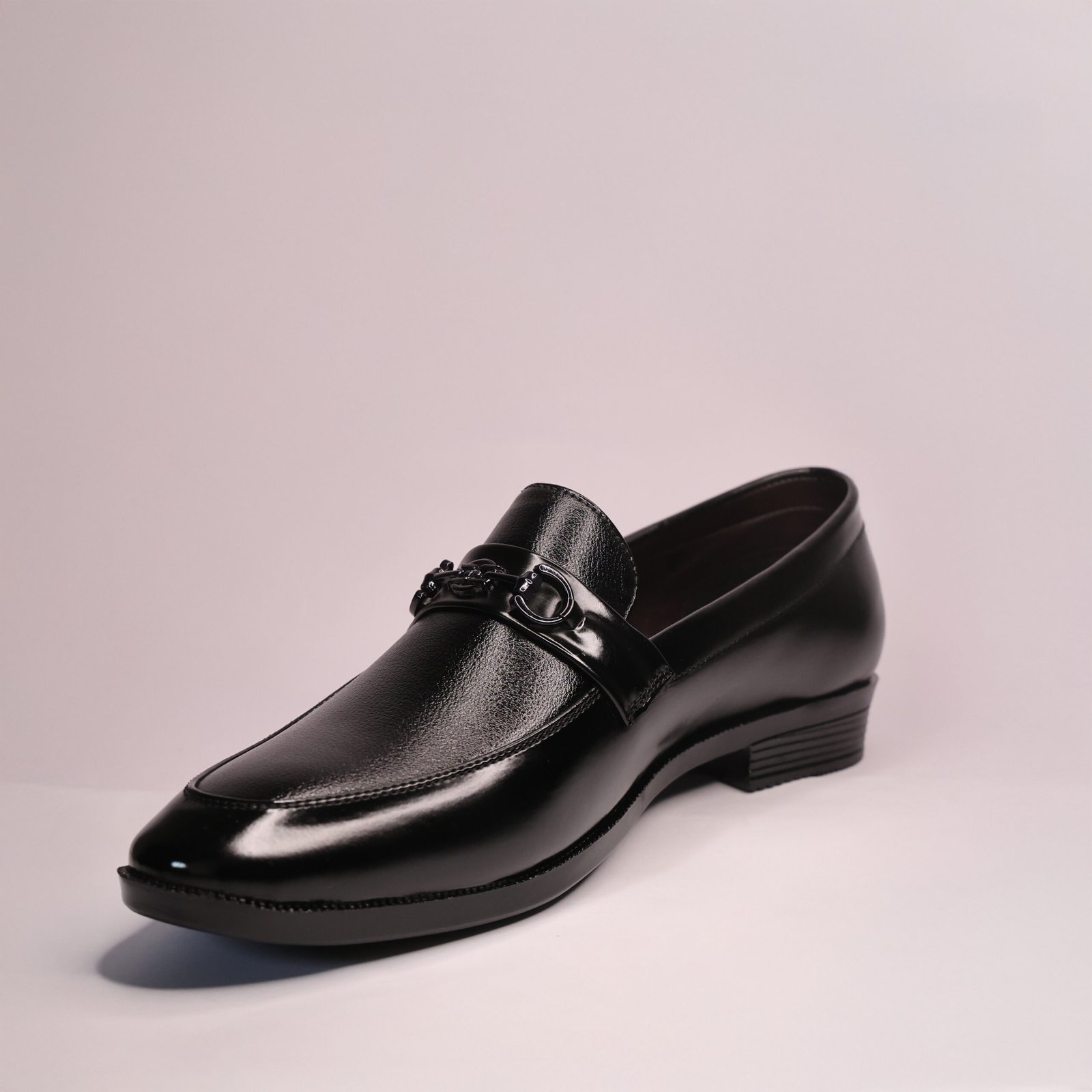 R6II9981 Premium Black Slip-On Loafers | Formal & Party Wear Comfortable Shoes | Cushioned Insole | UK 6–9 - Image 4