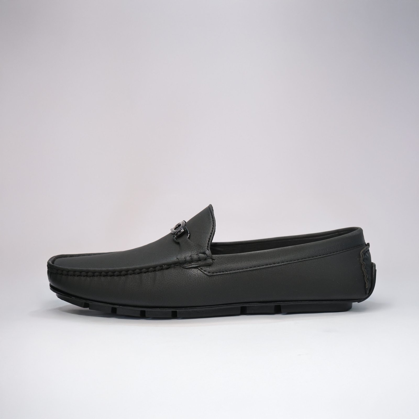 R6II9986 Premium Black Driving Loafers | Lightweight Comfortable Slip-On Shoes | Casual & Party Wear | UK 6–9 - Image 3