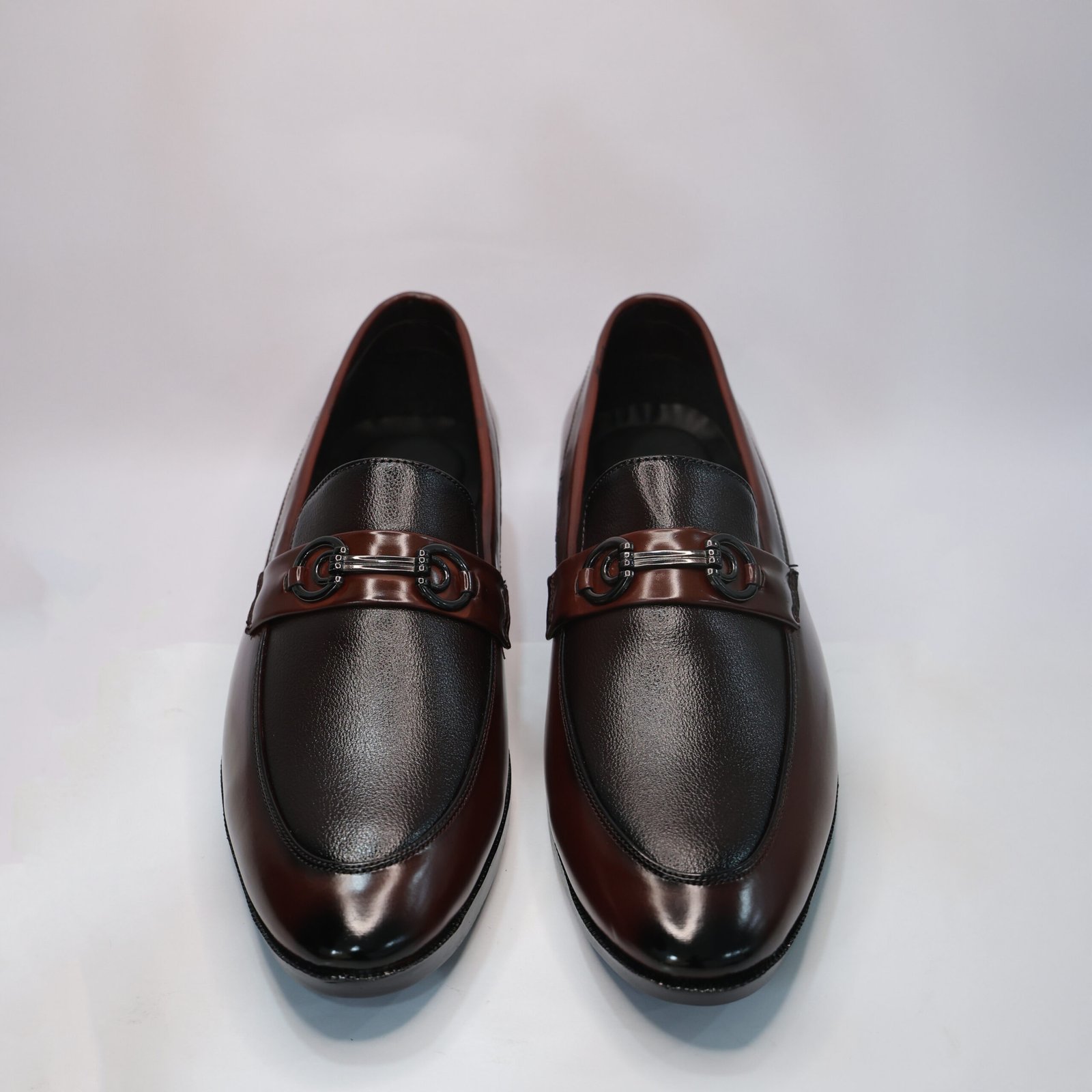 R6II9999 Dual-Tone Slip-On Loafers | Comfortable Formal & Party Wear Shoes | Cushioned Insole | UK 6–9 - Image 6